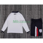 Camiseta Inglaterra Primera Equipación Retro 1998 ML Blanco Niño Kit