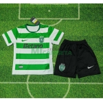 Camiseta Lisboa Primera Equipación 2025/2026 Verde/Blanco Niño Kit
