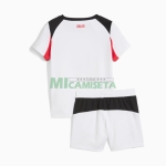 Camiseta AC Milan Segunda Equipación 2025/2026 Blanco Niño Kit