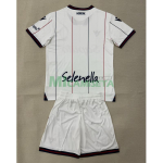 Camiseta Bologna Segunda Equipación 2025/2026 Blanco Niño Kit