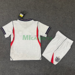 Camiseta Inglaterra Primera Equipación Mundial 2026 Blanco Niño Kit