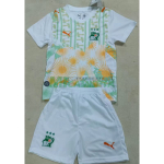 Camiseta Costa de Marfil Segunda Equipación Mundial 2026 Blanco Niño Kit
