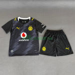 Camiseta Borussia Dortmund Segunda Equipación 2026/2027 Negro Niño Kit