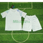 Camiseta Inter de Milan Segunda Equipación 2025/2026 Blanco Niño Kit