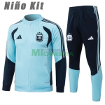 Chandal Argentina 2026 Niño Azul Claro