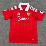 Camiseta Sevilla FC 2025/2026 Segunda Equipación Rojo con Parche La Liga