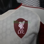 Camiseta Liverpool Segunda Equipación 2025/2026 ML Blanco (EDICIÓN JUGADOR)