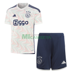 Camiseta Ajax de Ámsterdam Segunda Equipación 2023/2024 Niño Kit