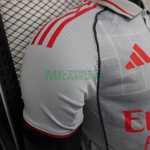 Camiseta Olympique De Lyon Tercera Equipación 2025/2026 Gris (EDICIÓN JUGADOR)