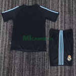 Camiseta Real Madrid Segunda Equipación Retro 2003/04 Negro Niño Kit
