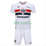 Camiseta São Paulo Primera Equipación 2026/2027 Blanco Niño Kit