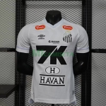 Camiseta Santos FC Primera Equipación 2025/2026 Blanco con Publicitario (EDICIÓN JUGADOR)