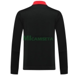 Chaqueta Bélgica 2021/2022 Cuello Alto Negro/Rojo