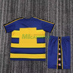Camiseta Parma Calcio Primera Equipación Retro 2001/02 Amarillo/Azul Niño Kit