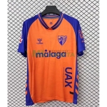 Camiseta Málaga CF Segunda Equipación 2025/2026 Naranja/Azul con Parche La Liga