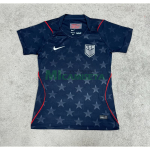 Camiseta EE.UU Segunda Equipación Mundial 2026 Negro Obsidiana Mujer