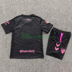 Camiseta Málaga CF Tercera Equipación 2026/2027 Negro Niño Kit con Parche La Liga