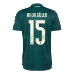 Camiseta ARDA GÜLER 15 Real Madrid Segunda Equipación 2026/2027 Verde Oscuro con Parche HP