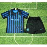 Camiseta Inter de Milan Primera Equipación 2025/2026 Azul/Negro Niño Kit