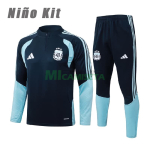 Sudadera de Entrenamiento Argentina 2026 Niño Kit Azul Marino