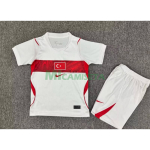 Camiseta Turquía Segunda Equipación Mundial 2026 Blanco Niño Kit