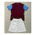 Camiseta West Ham United Primera Equipación 2026/2027 Rojo Oscuro Niño Kit