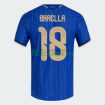 Camiseta Barella 18 Italia Primera Equipación 2026 Azul