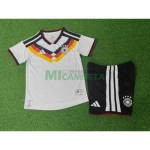 Camiseta Alemania Primera Equipación Mundial 2026 Blanco Niño Kit (EDICIÓN JUGADOR)