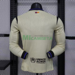 Camiseta Barcelona Segunda Equipación 2025/2026 ML Oro (EDICIÓN JUGADOR)