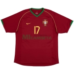 Camiseta C.RONALDO 17 Portugal Primera Equipación Retro 2006
