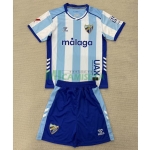 Camiseta Málaga CF Primera Equipación 2025/2026 Azul/Blanco con Parche La Liga