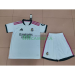 Camiseta Real Madrid 2026/2027 Blanco Niño Kit con Parche HP