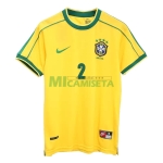 Camiseta CAFU 2 Brasil Primera Equipación Retro 1998