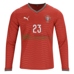 Camiseta Vitinha 23 Portugal Primera Equipación 2026 ML Rojo
