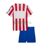 Camiseta Atlético de Madrid Primera Equipación 2025/2026 Rojo/Blanco Niño Kit