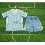 Camiseta Juventus Segunda Equipación 2025/2026 Turquesa Niño Kit