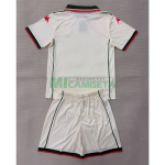 Camiseta OCG Nice Segunda Equipación 2025/2026 Blanco Niño Kit