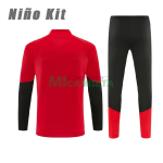Sudadera de Entrenamiento Alemania 2026 Niño Kit Rojo