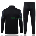 Chandal AC Milan 2025/2026 Niño Negro con Estampado en Manga