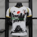 Camiseta Japón 2024 Blanco/Negro/Dorado (EDICIÓN JUGADOR)