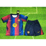 Camiseta Barcelona Primera Equipación 2026/2027 Rojo/Azul Niño Kit