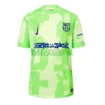 Camiseta Barcelona x Travis Scott Limited Edition Tercera Equipación 2024/2025 Verde