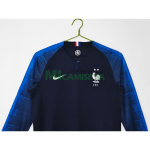 Camiseta Francia Primera Equipación Retro 2018 ML Azul Copa Mundial