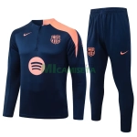 Sudadera De Entrenamiento Barcelona 2025/2026 Azul Marino/Naranja