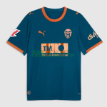 Camiseta Valencia Segunda Equipación 2026/2027 Azul con Parche La Liga