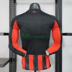 Camiseta AC Milan Primera Equipación 2025/2026 ML Rojo/Negro (EDICIÓN JUGADOR)