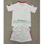 Camiseta Sevilla FC Primera Equipación 2025/2026 Blanco con Parche La Liga