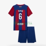 Camiseta Gavi 6 Barcelona Primera Equipación 2023/2024 Niño Kit