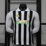 Camiseta Juventus Primera Equipación 2026/2027 ML Negro/Blanco (EDICIÓN JUGADOR)