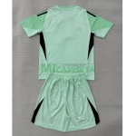 Camiseta de Portero Manchester United 2025/2026 Verde Claro/Negro Niño Kit
